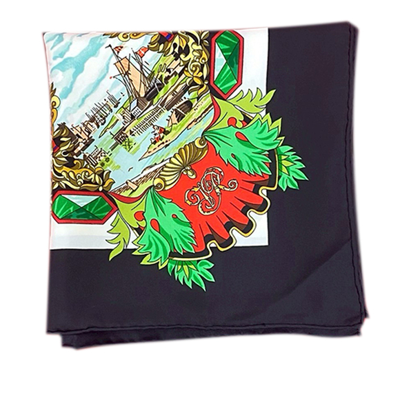 Pre-Loved Hermes L Entente Cordiale Silk Scarf 90 - Picture 5 of 5